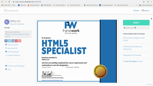 HTML5: HTML Authoring Certification Course – Screenshot 3