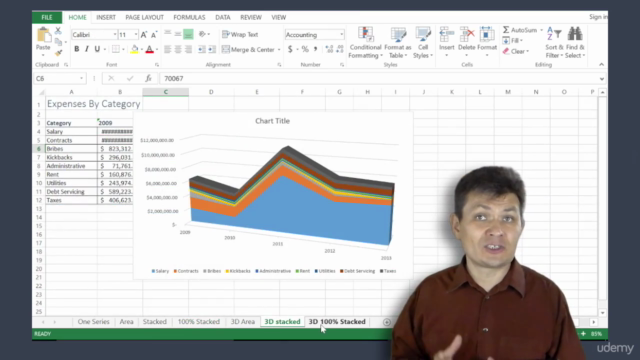 Microsoft Excel Charts Master Class – Screenshot 4