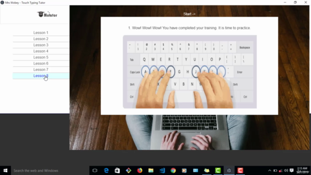 Touch Typing Ninja- Learn to type fast and accurately – Screenshot 4