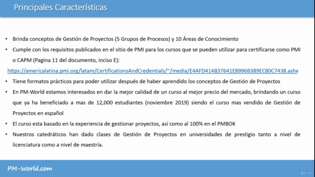 Project Management en Español - Gestion de Proyectos -35 hrs - Screenshot_01