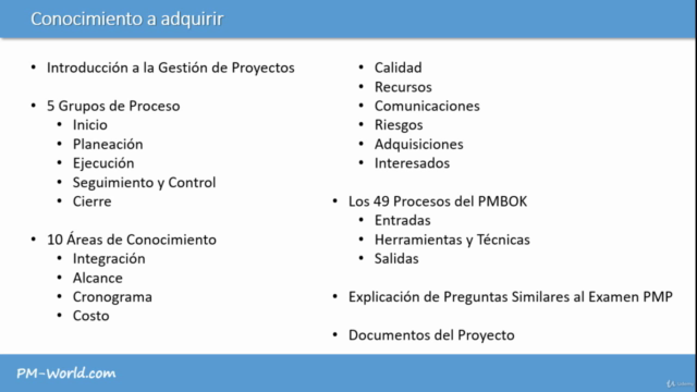 Project Management en Español - Gestion de Proyectos -35 hrs - Screenshot_03