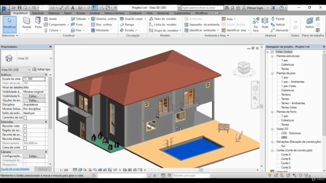 Curso REVIT do básico ao avançado | Faça um projeto completo – Screenshot 1