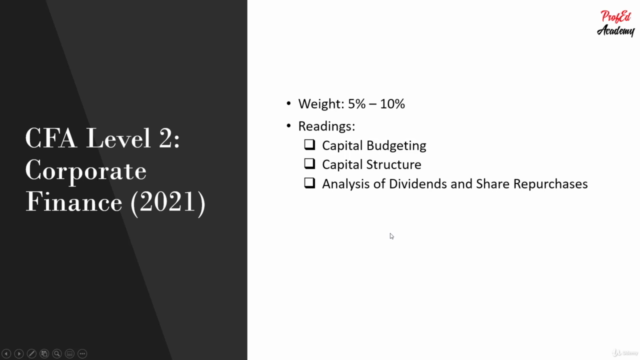 CFA Level 2 - Corporate Finance – Screenshot 2