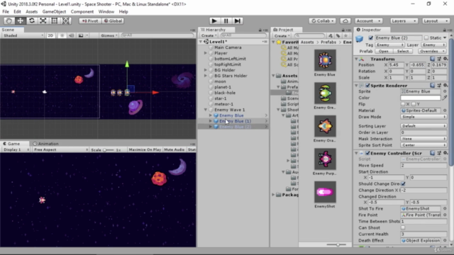Create a Space Shoot 'Em Up With Unity - Screenshot_02