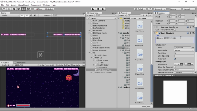 Create a Space Shoot 'Em Up With Unity - Screenshot_03