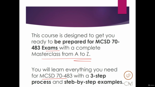 MCSD 70-483 C# Preparation Course + 2 Full Practice Exams - Screenshot_01