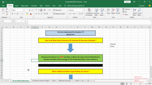 Primavera P6 & BOQ (Scheduling, Cost Baseline & More) Arabic – Screenshot 2
