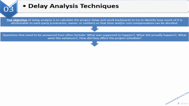 Construction Claims ,Delay Analysis تحليل التأخير بالمطالبات – Screenshot 2