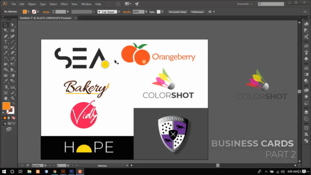 Learn to design Logos, Business cards and Product branding - Screenshot_03