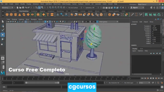 Curso Autodesk Maya 2018 Fundamentos na Prática. – Screenshot 3