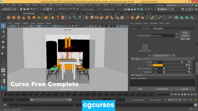 Curso Maya e Arnold Render: Produzindo interiores. – Screenshot 3