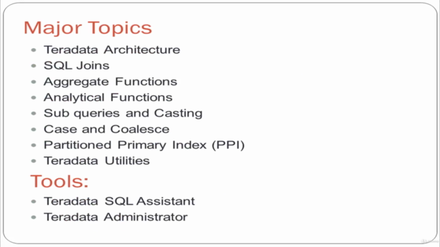 Teradata Fundamentals - Comprehensive SQL course on Teradata - Screenshot_03