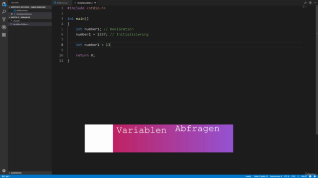C Komplettkurs: Praxisnahe Programmierung für Einsteiger – Screenshot 2