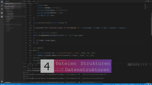 C Komplettkurs: Praxisnahe Programmierung für Einsteiger – Screenshot 4