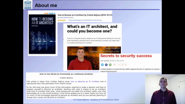 Introduction to the IT Architect roles – Screenshot 1