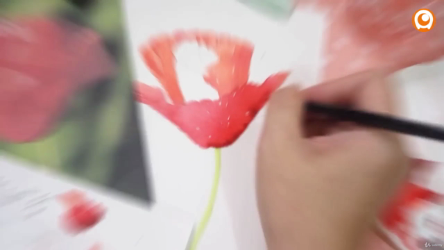 Pretty Flower Watercolor Art For Print On Demand Products – Screenshot 1