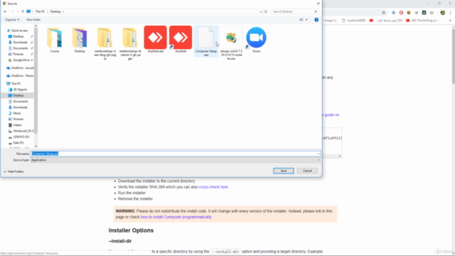 Laravel 5.7 من البداية حتى بناء مشروع حقيقي كامل – Screenshot 3