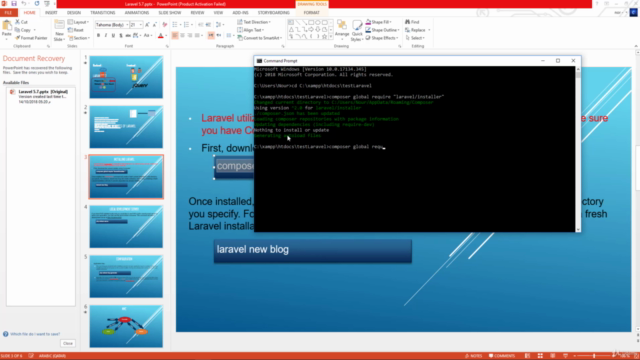 Laravel 5.7 من البداية حتى بناء مشروع حقيقي كامل – Screenshot 4