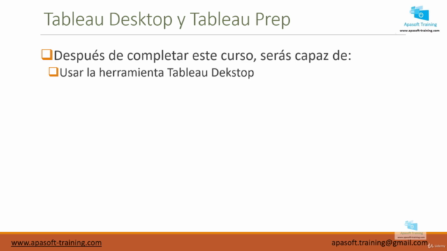 Tableau Desktop y Tableau Prep desde cero – Screenshot 1
