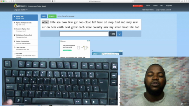 Touch Typing Made Easy - From Beginner to Mastery in Typing – Screenshot 1