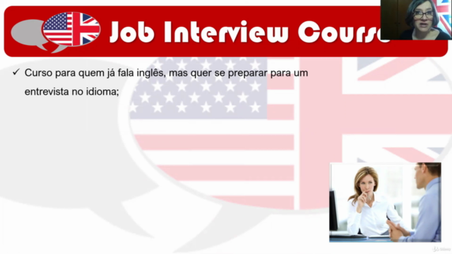 Solte a Língua: English Job Interview Course – Screenshot 1