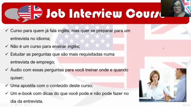 Solte a Língua: English Job Interview Course – Screenshot 4