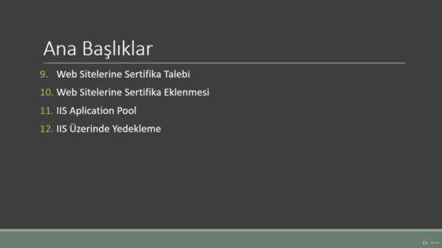 A'dan Z'ye IIS Web Server Eğitimi|2019| 5 Saat – Screenshot 4