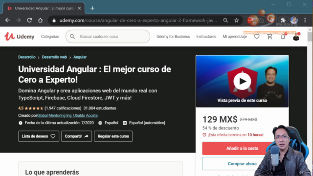 Universidad Angular - De Cero a Experto en Angular! - Screenshot_03