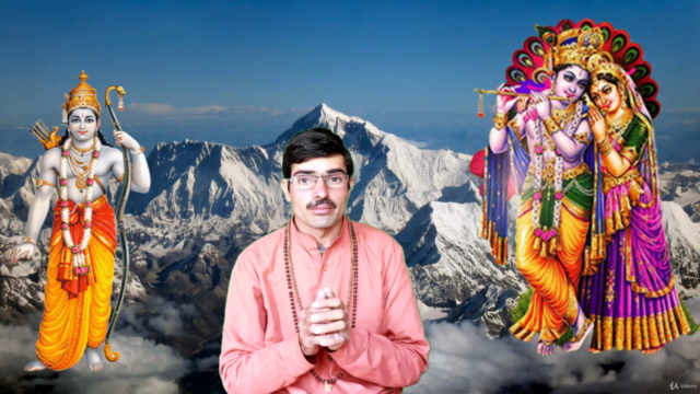 Sanskrit Mantras of Rama & Krishna for Health, Wealth, Peace – Screenshot 1
