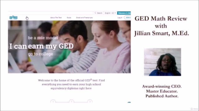 GED Math Review with Jillian Smart - Screenshot_02
