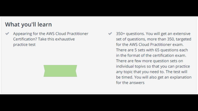 AWS Certified Cloud Practitioner - 6 Tests - 350+ Questions – Screenshot 1