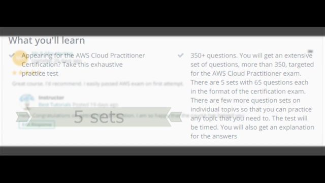 AWS Certified Cloud Practitioner - 6 Tests - 350+ Questions – Screenshot 2