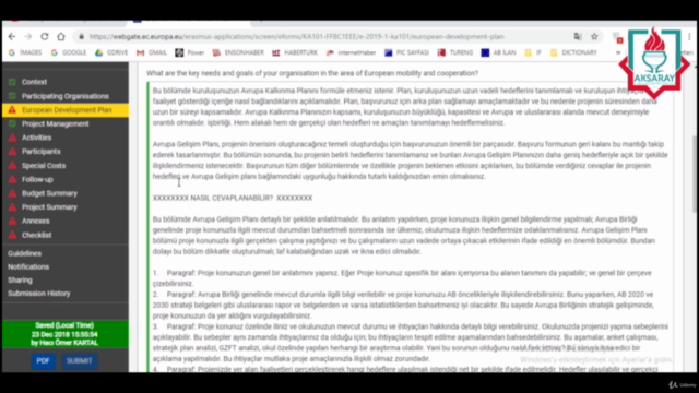 Erasmus+ KA101 Projesi Nasıl Yazılır – Screenshot 1