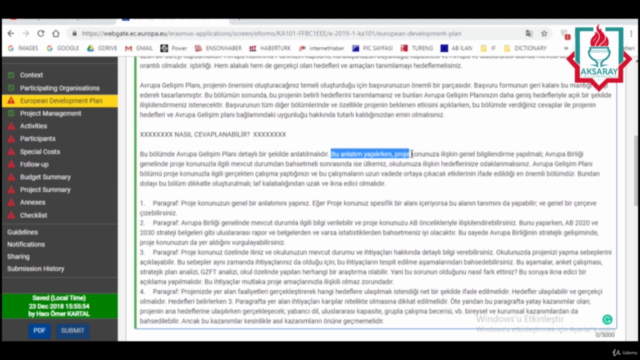Erasmus+ KA101 Projesi Nasıl Yazılır – Screenshot 4