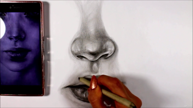 Charcoal Shading Training Drawing / Karakalem Çizim Eğitimi – Screenshot 3