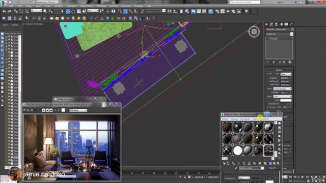 3ds Max + Vray : Interior & Exterior Night Renders – Screenshot 2