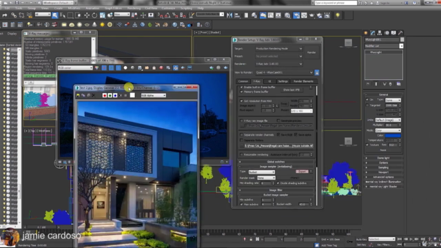 3ds Max + Vray : Interior & Exterior Night Renders – Screenshot 3