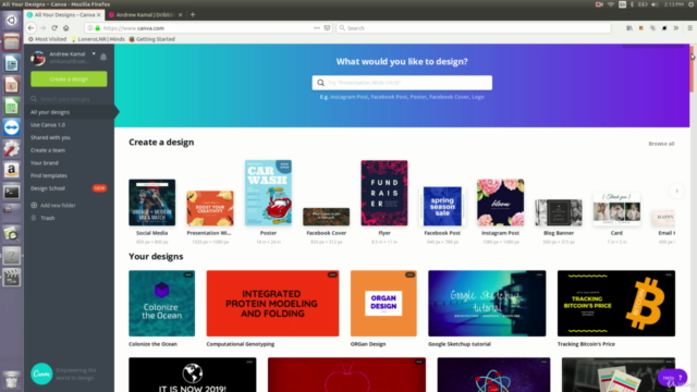 Getting Started with Canva: Design like a Pro! – Screenshot 1