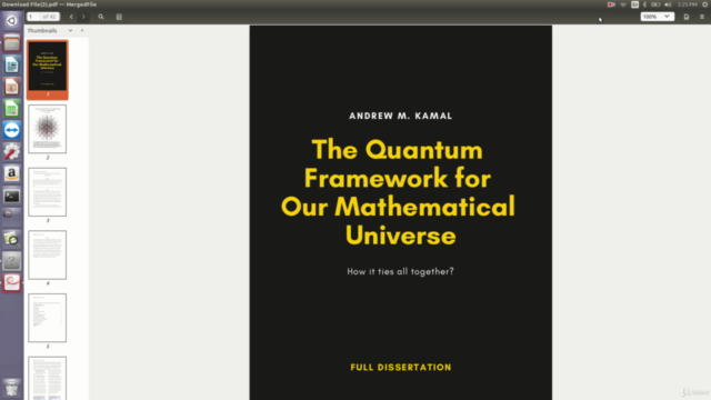 The Quantum Framework for Our Mathematical Universe – Screenshot 1