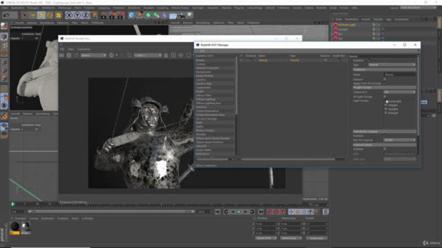 Masterclass Redshift Cinema 4D (C4D 20 - 23) – Screenshot 2