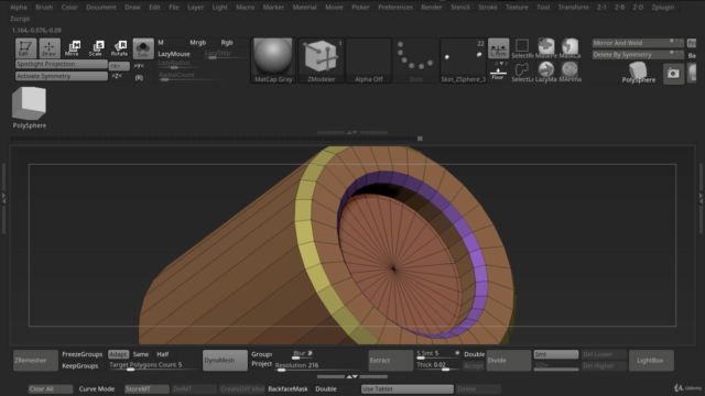 Hard Surface Character Creation in Zbrush – Screenshot 2