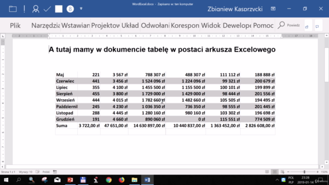 Profesjonalne sztuczki w MS Word – Screenshot 4