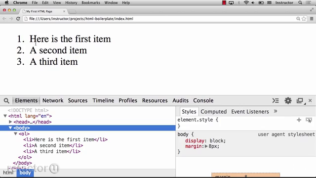 Introduction to HTML – Screenshot 4