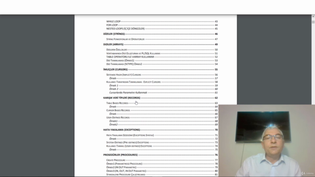Oracle PL/SQL, Veritabanı Programlama-Sıfırdan İleri Düzeye – Screenshot 2