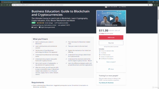 Business Education: Guide to Blockchain and Cryptocurrencies – Screenshot 2