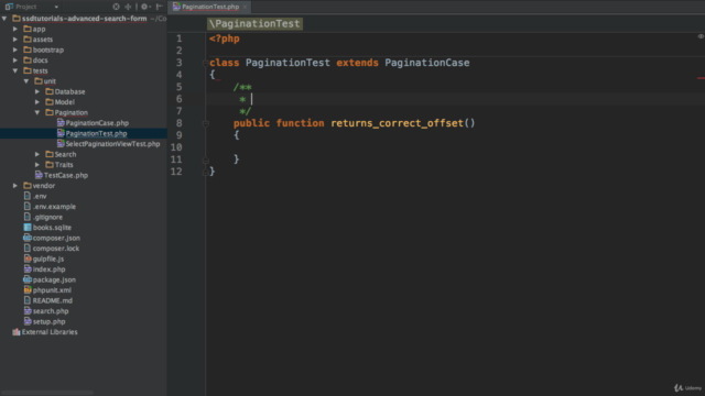 Advanced search form with PHP – Screenshot 2
