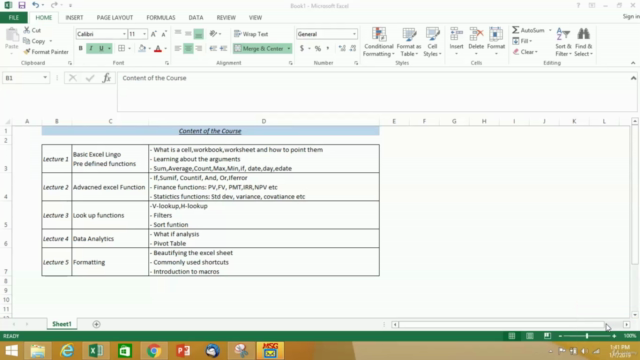 Microsoft Excel : Basic to advance in one course – Screenshot 1