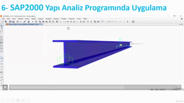 Mukavemet 2 Eğitimi ve SAP2000 ile Uygulama Çözümleri™ – Screenshot 4
