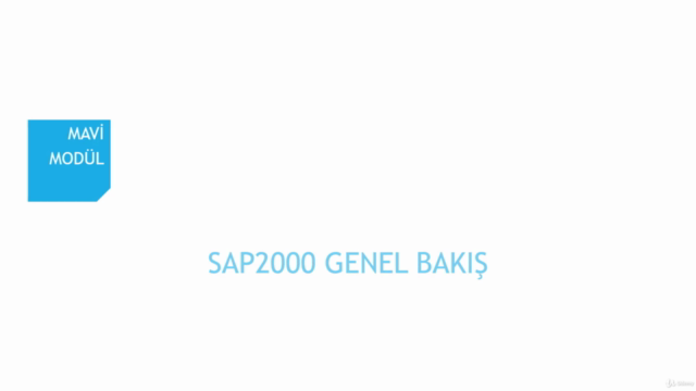 SAP2000 İLE BİLGİSAYAR DESTEKLİ YAPISAL ANALİZ EĞİTİMİ – Screenshot 2