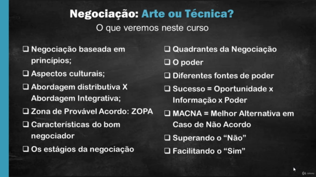 Curso de Negociação – Screenshot 2